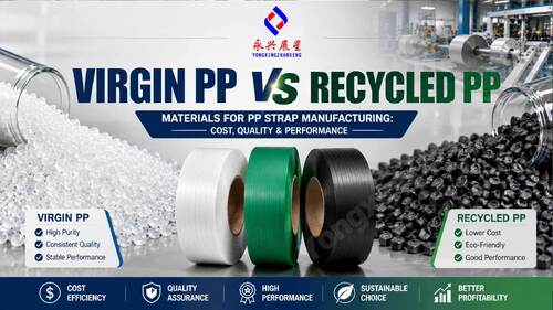 PP nguyên chất và PP tái chế cho sản xuất dây đeo PP | Trạm Hưng Yongxing