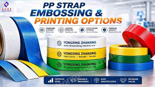Tùy chọn in và dập nổi dây đeo PP | Trạm Hưng Yongxing