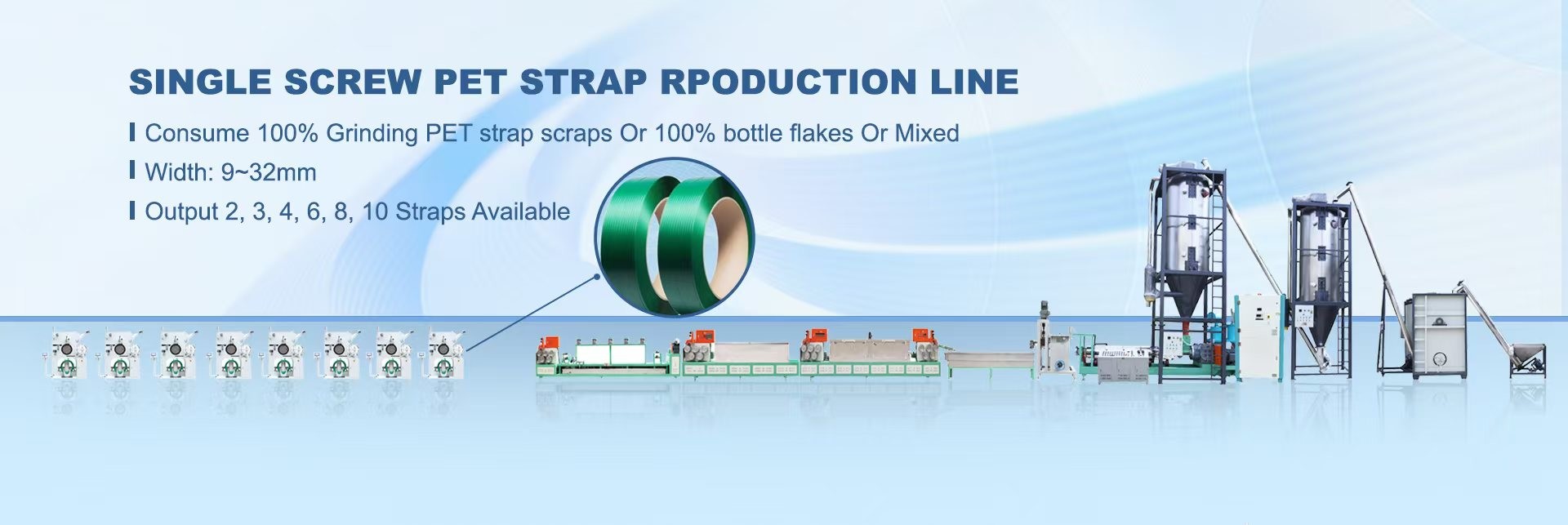 chất lượng Máy làm dây đai PP nhà máy sản xuất