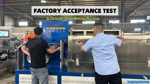 Blog công ty mới nhất về Điều gì xảy ra trước khi dây chuyền sản xuất dây đeo PP bắt đầu sản xuất? | Trạm Hưng Yongxing