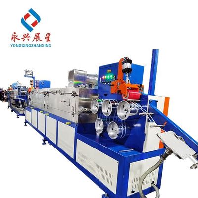 Giá tốt. Dây chuyền sản xuất đai nhựa PP 2 vạch để sản xuất dây đai đóng gói, đường kính trục vít 75mm trực tuyến