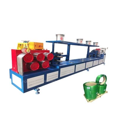 Đường dây sản xuất dây đai nhựa PET Extrusion 9mm Single Screw