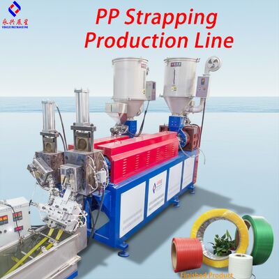 Giá tốt. 60KW hai vít hoàn toàn tự động PP dây đai dây đai xát ra cho đóng gói chính xác cao trực tuyến