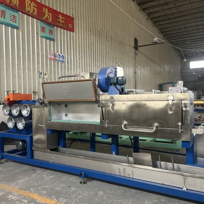 Dây chuyền sản xuất dây đeo PP trục vít đơn cho hạt PP tái chế