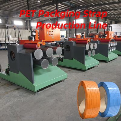 Thiết bị ép đùn dải đóng gói PET 800 KG/H năng suất cao với thiết kế trục vít đơn cho các nhà máy sản xuất