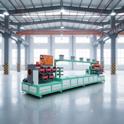 Đường dây sản xuất dây đeo dây đai PET có năng suất cao với máy làm dây đai PET 800 KG / H và thiết kế hai vít